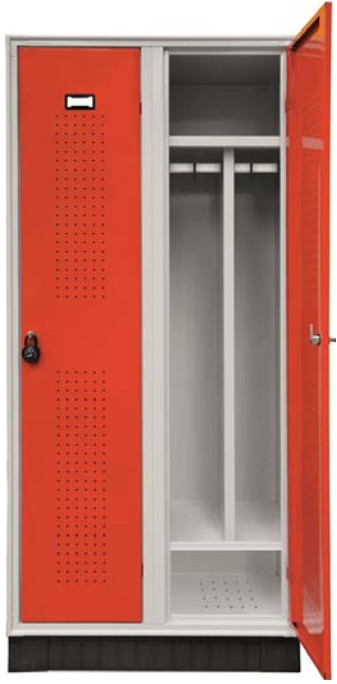 ARMADIO SPOGLIATOIO CON TRAMEZZA – linea Cornice